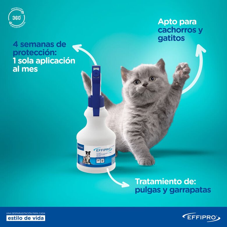 Effipro Spray Antiparasitário para cães e gatos, , large image number null
